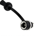 IC-258B DC Jak, Korumalı, 2,1mm, Ø8mm