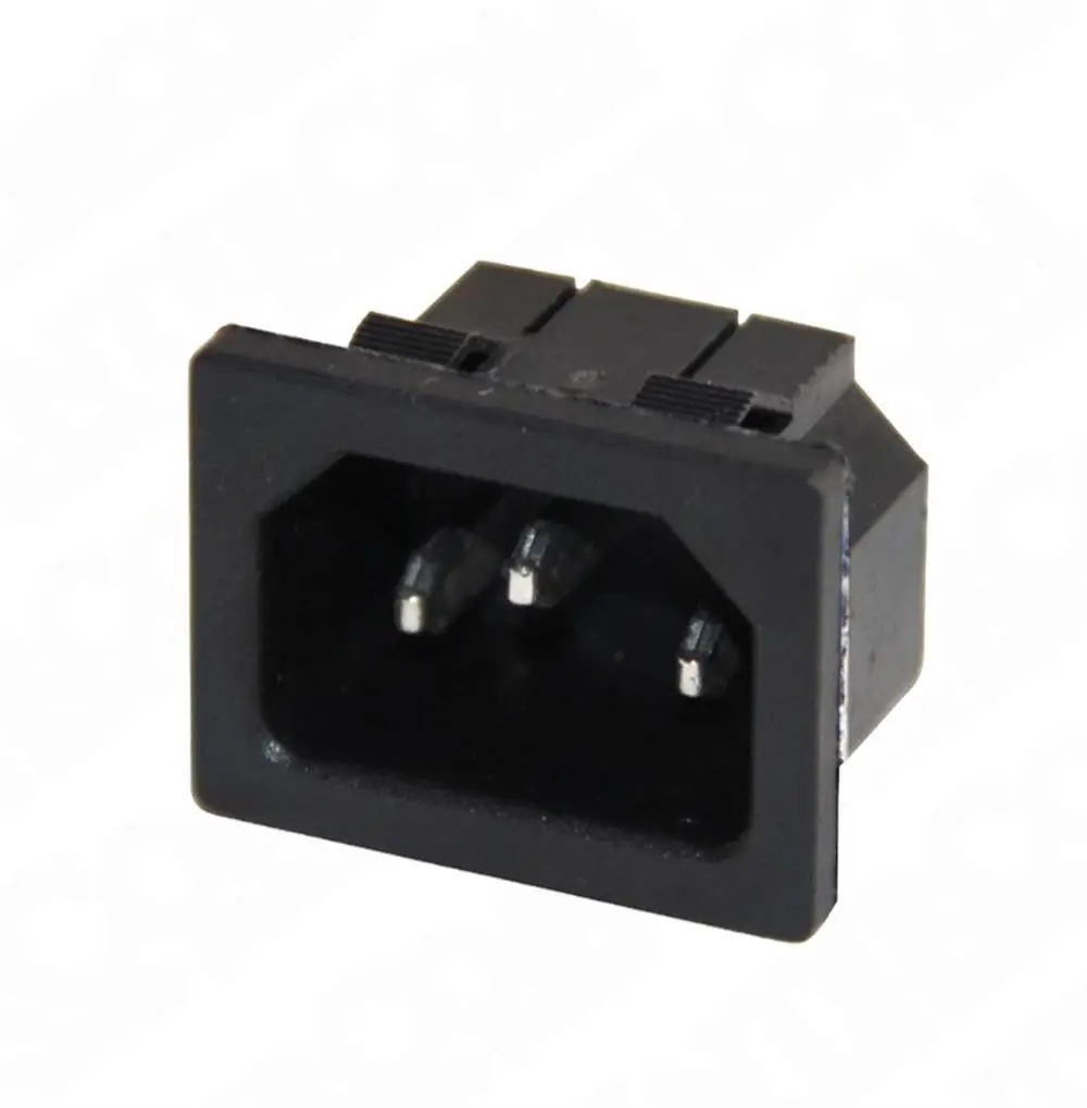 IC-212B C14 Power Soket Erkek Kulaksız AS-04