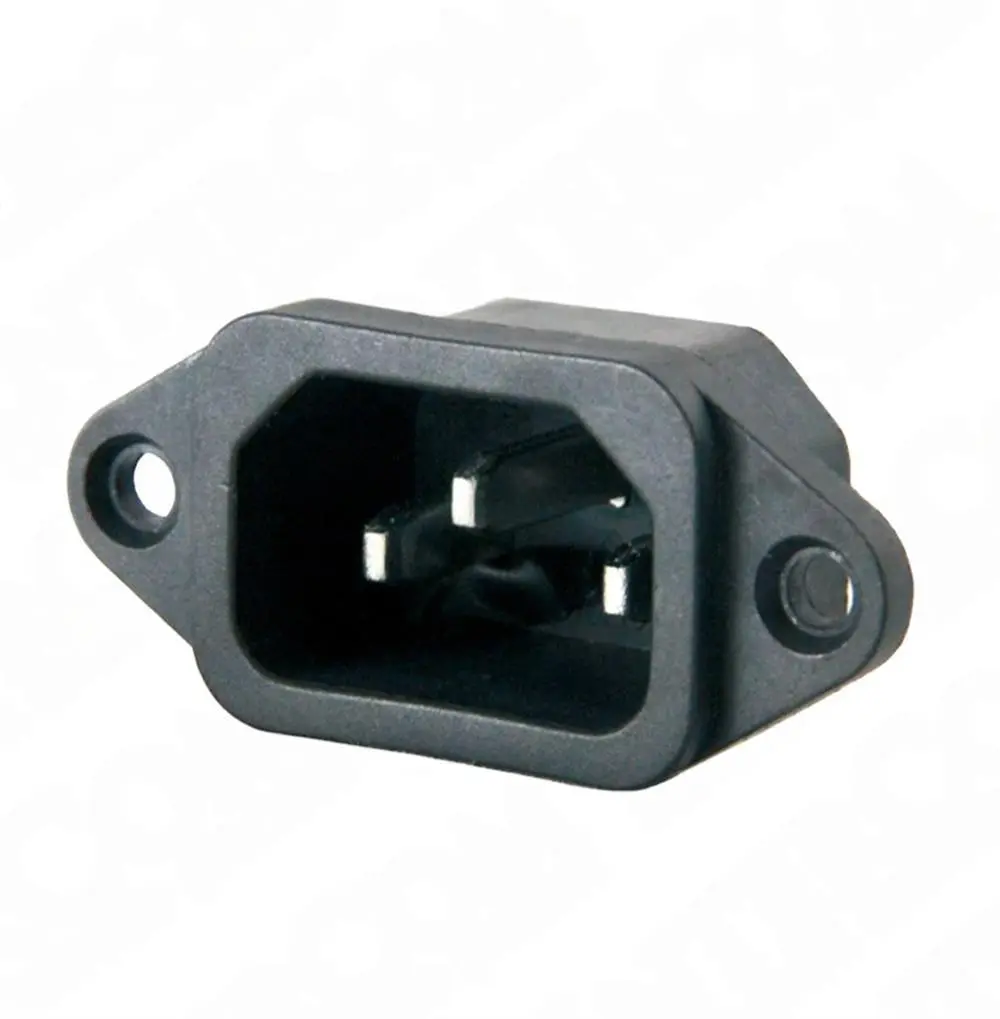 IC-212 C14 Power Soket Erkek Kulaklı AS-05