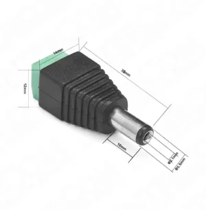 IC-254E Klemensli Jak Erkek 2,1mm