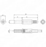 IC-252 DC Jak 2.1mm Uzun