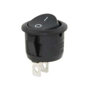 IC-133-2 Yaylı Yuvarlak Işıksız Anahtar (ON)-OFF 2P