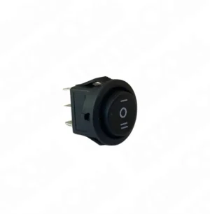 IC-134E-5 Yuvarlak Anahtar Mini (S) ON-OFF-ON Siyah