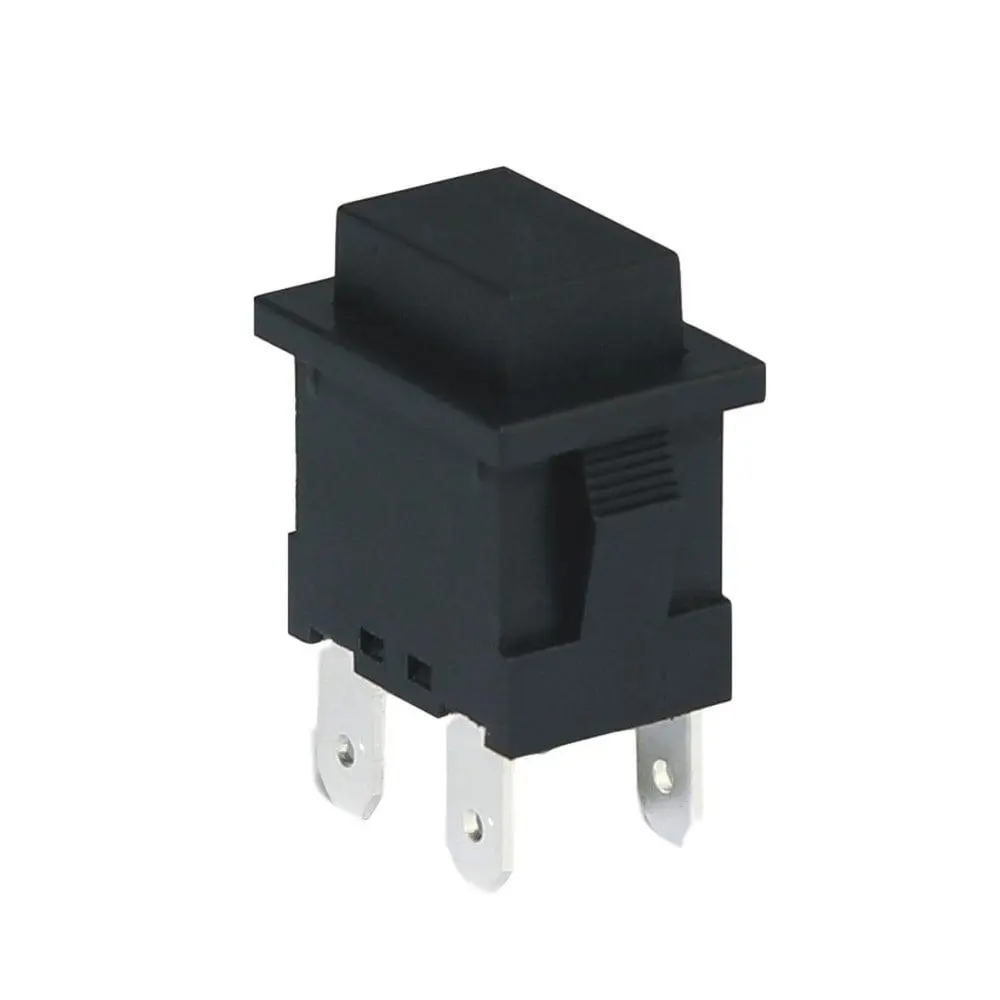 IC-180H-1 Basmalı Kare Süpürge Anahtarı 4P Siyah