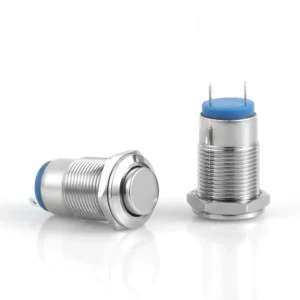 D12A 12mm Metal Kalıcı Buton Işıksız