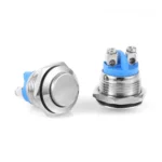 D40 16mm Metal Yaylı Buton Işıksız