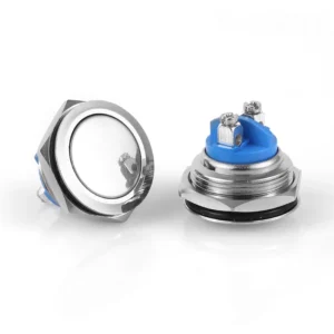 D89 22mm Metal Yaylı Buton Işıksız