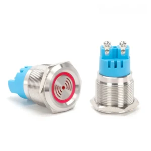 D92 19MM METAL KIRMIZI LED'li BUZZER 24VOLT