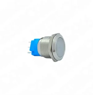 E65 19mm Metal Kalıcılı Buton Düz Kafa Ledsiz 1NO1NC