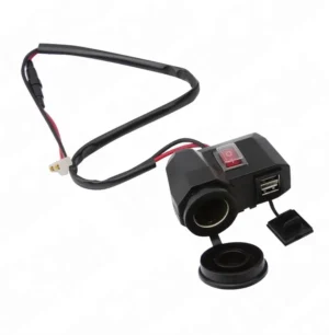 IC266F-1 Motosiklet USB Şarj Seti Anahtarlı