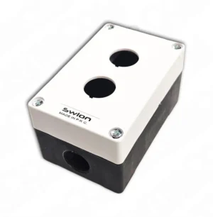 HJ9 22mm Buton Kutusu Gri-Siyah