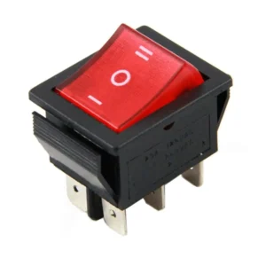 IC-105 Geniş Işıklı Anahtar ON-OFF-ON (Kırmızı)