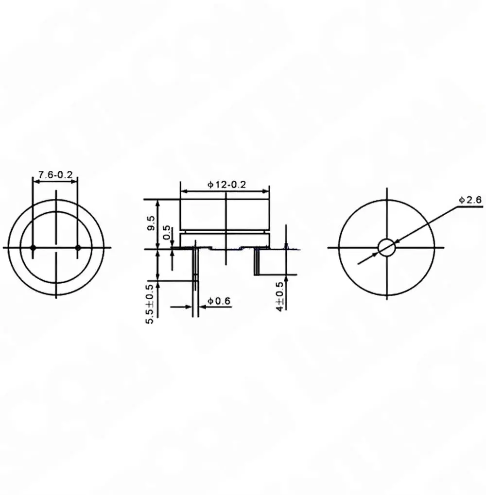 IC-219 Buzzer 12mm Devreli - Görsel 3