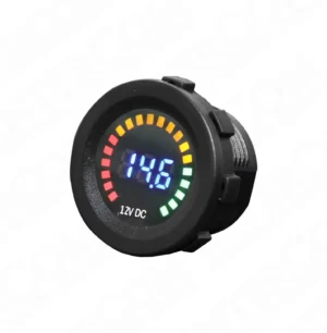 IC-230E Pano Tipi Akü Göstergeli Voltmetre