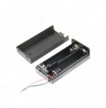IC-233C Pil Yuvası 2'li Kapaklı Switchli (AA)