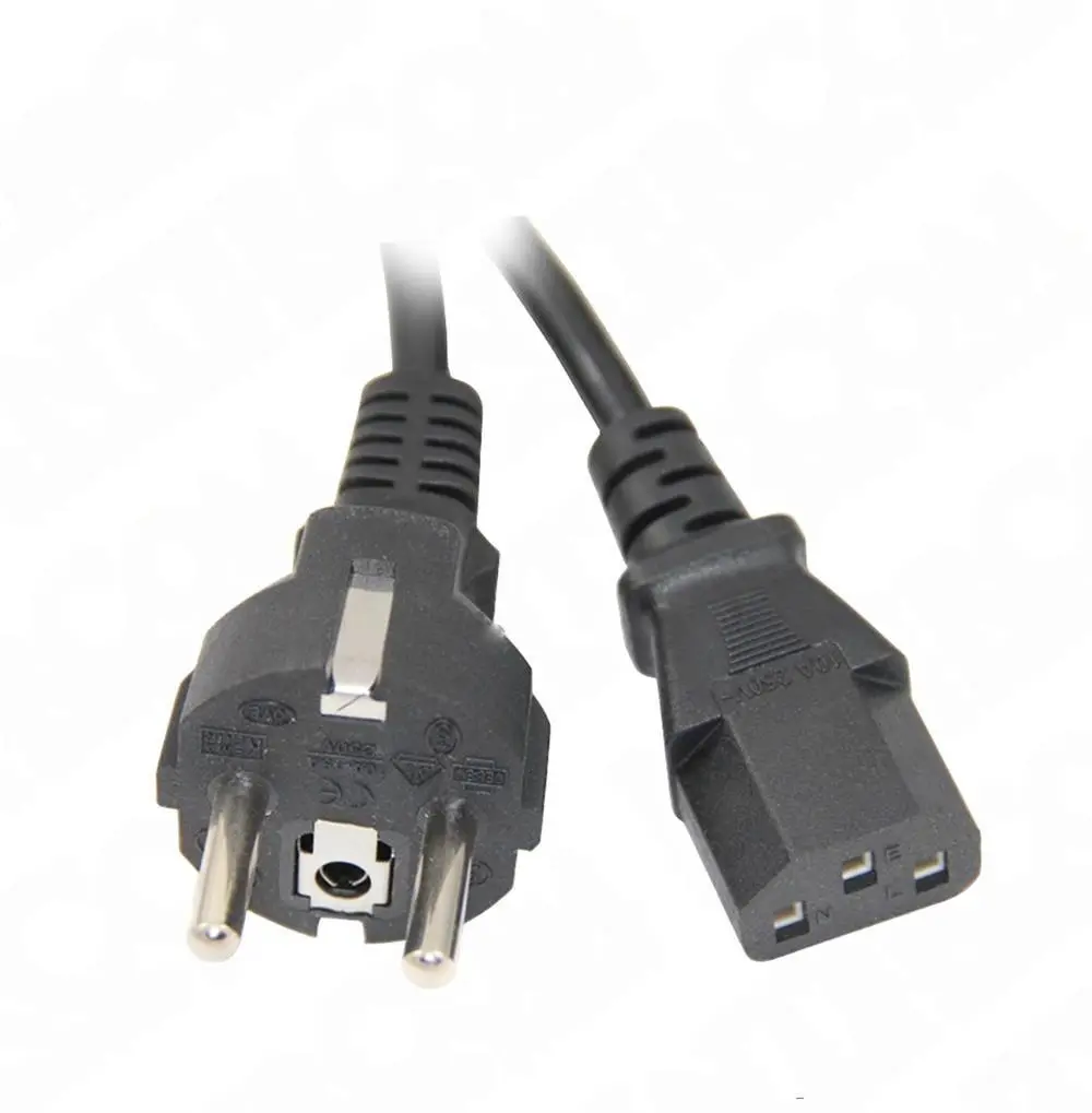IC-268 Power Kablo, Düz Erkek - Düz Dişi