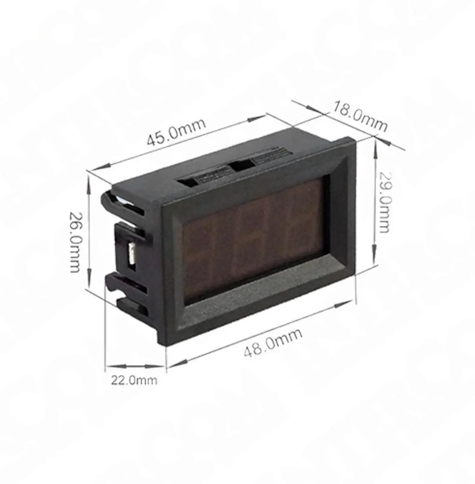 IC-278-1 Dijital Voltmetre DC 5-120V 2P - Görsel 3