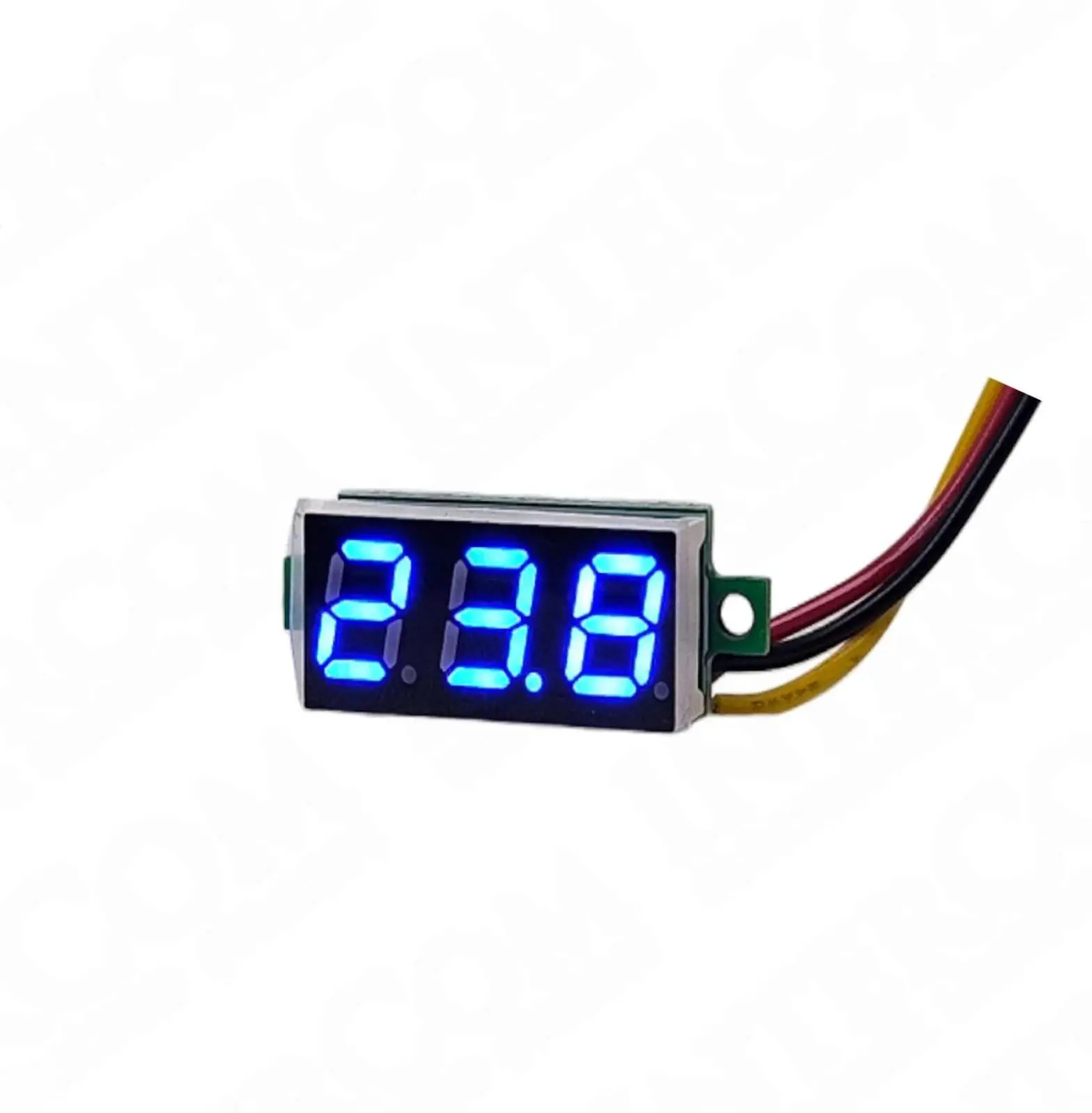 IC-278 Dijital Voltmetre DC 0-100V Mavi - Görsel 2