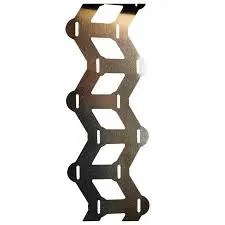 2P Zigzag Model Nikel Kaplama 18650 Pil Punto Şerit 0.15mm Kalınlık Braketsiz Paketlere Uygun 1 Metre Boy