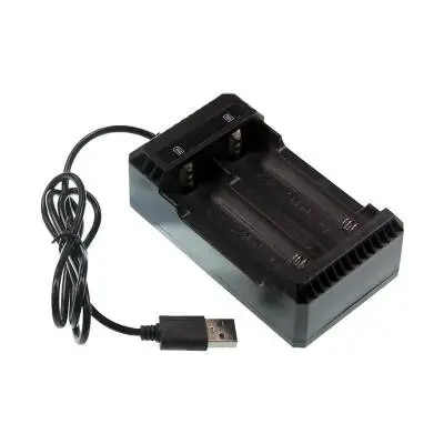 18650-22650-26650 Li-ion Pil Şarj Cihazı 2'li USB