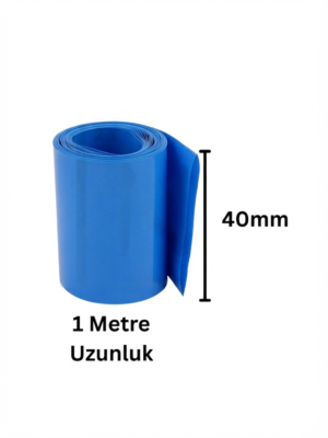 40mm Genişlik x 1 Metre Uzunluk Mavi