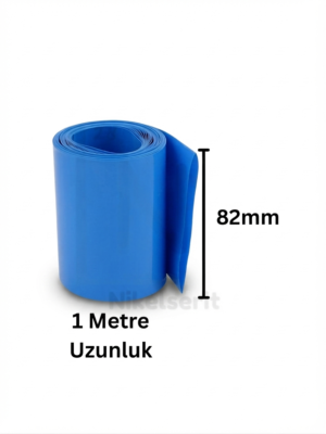 82mm Genişlik x 1 Metre Uzunluk Mavi