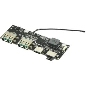 Çift USB 5V 22.5W Led'li Micro Type-C Powerbank Modülü
