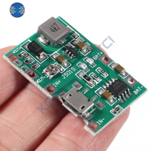 TP4056 Pil Şarj ve Voltaj Yükseltici 3.7V 4.2V Micro Usb