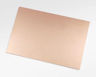 20x30 FR4 Bakır Plaket ÇİFT Yüzlü Deliksiz Pertinaks - 1.6mm