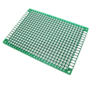 Delikli Pertinaks PROTO PCB - 8x12, Çift Yüzlü
