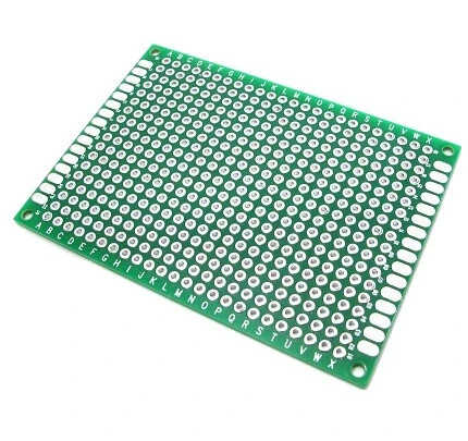 Delikli Pertinaks PROTO PCB - 8x12, Çift Yüzlü