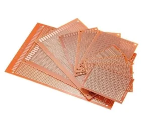 10x10 Bakırlı Delikli Plaket (Pertinaks)