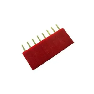 1x8 Pin Dişi Header - Kırmızı